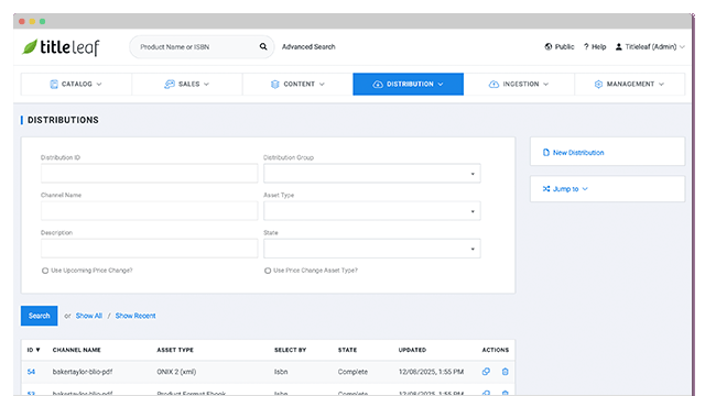 E-commerce tailored to the unique needs of book publishers