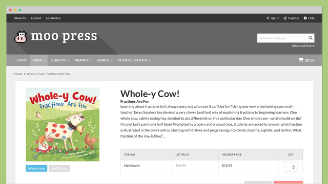 E-commerce tailored to the unique needs of book publishers